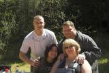 All of us at the picnic on the train