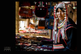 Akha hill tribe woman, Chiang Mai Thailand