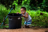 Young hill-tribe boy in Mae Sa, Thailand
