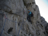 SD on Via Ferrata crux