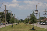 The Median on Paris Avenue in front of Holy Cross School