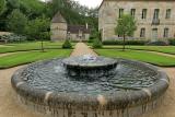Visite de l'abbaye de Fontenay - La fontaine et le bassin circulaire