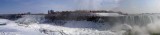 Winter at Niagara Falls Panorama, Niagara Falls, Ontario