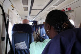Onboard the plane to Príncipe