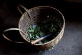 Utility basket made by the grandfather seen woodworking.
