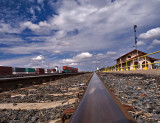 Riding the rails in Clovis, NM