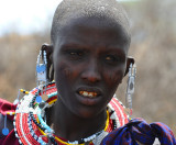 Young Maasai woman