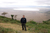 At Ngorongoro crater.