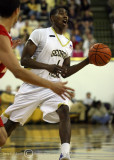 Jackets G Shumpert shouts to a teammate as he guides the offense
