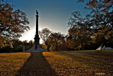 Iowa Monument in October Evening