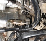 Clutch Arm Lengthened and Cable holder Modified for Alignment