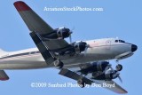Florida Air Transport C54G-DC N406WA on approach to Opa-locka cargo airline aviation stock photo #3512