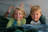 Brother & Sister in the camper