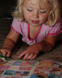Checking out the Christmas Toy Books