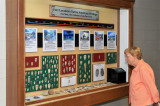 Bob Boerger arrowhead display case