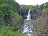 Falls on the Pigeon River - U.S on the left, Canada on the right