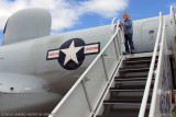 October 2010 - Kyler with Lockheed EC-121T Warning Star #AF52-3425