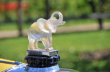 Hood ornament of 1928 Mercedes-Benz Model S Touring, owned by John Riegel, Montchanin, DE