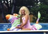 MY DAUGHTER KELLY IN SAM'S POOL