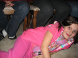 Somebody was crawling under the table