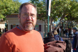 Pat arrives at California Adventure Park
