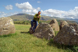 Chris at Castlerigg