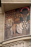 Building Detail - Painted Wall Figure