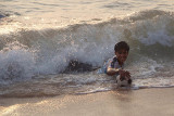 Playing Ball Varkala