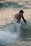 Man Hit by Wave Varkala