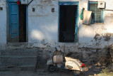 Moped Outside House Bijapur