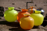 Plastic Containers at the Water Tap Bijapur
