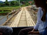 crossing a bridge