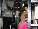 getting ready for bed (on the overnight train from Bangkok to Chiang Mai