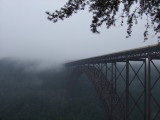 Foggy New River Gorge Bridge