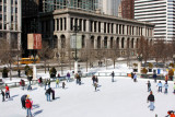 Skating at Millennium Park, Chicago