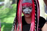 Face painting at the Chocolate festival, Long Grove