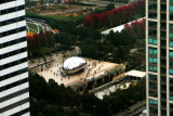 Cloud Gate, Millennium Park view from Kemper Building, Chicago, IL - Open House Chicago 2012