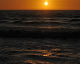Dark Golden Sunset