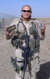 SSgt Martinez shows off new Leatherman Surge