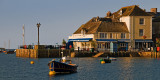 Boats and jetty, Fowey, Cornwall