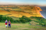 Walking down to Seatown, Dorset