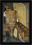 The pulpit, Holy Trinity, Long Sutton, Somerset