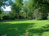 Parking, and BBQ on the left