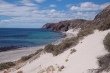 Morgan's beach and windfarm