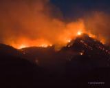 Annabella Utah Fire - night