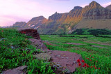 (AG22)The Garden Wall, an arete, Glacier National Park, MT