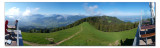 Auf der Terrasse des Berggasthauses Wildspitz