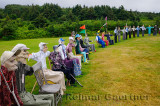 Joe's Scarecrows mi-caremes along the Cabot Trail at St-Joseph-du-Moine Nova Scotia