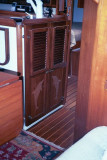 companionway hatches stowed below