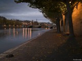 2.PARIS.Border of the SEINE.The day is arrivng ,the lights were off in a few minutes